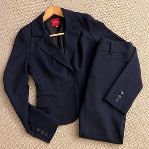 Two Piece Navy Suit